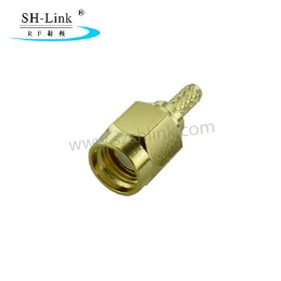 RF SMA coaxial male connector for RG316 RG174 cable